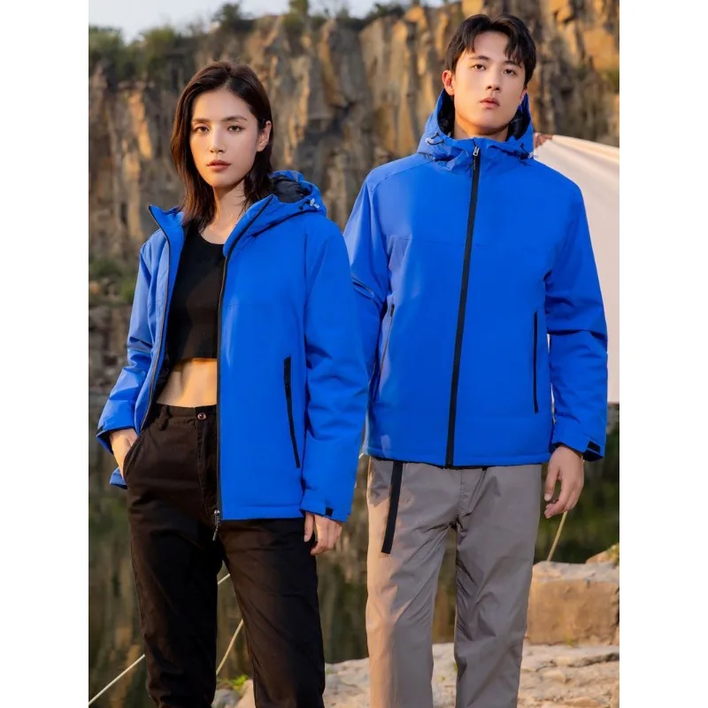 New Minimalist Hiking Jackets Couple Breathbale Thermal Multi-pocket Coat Outdoor Windproof Waterproof Camping Top Spring Autumn