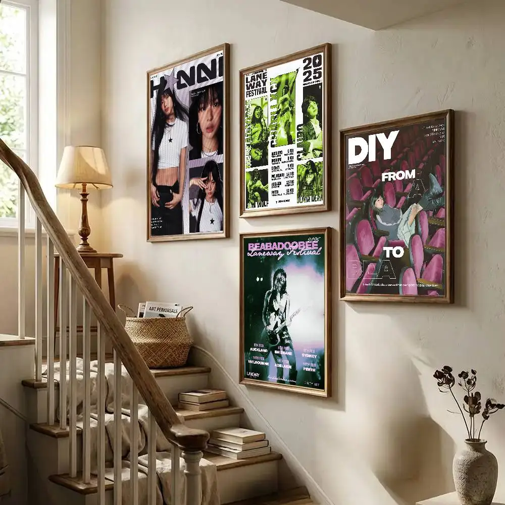 Singer B-Beabadoobee Poster Art With Prints Home Bedroom Living Room Decoration Gift