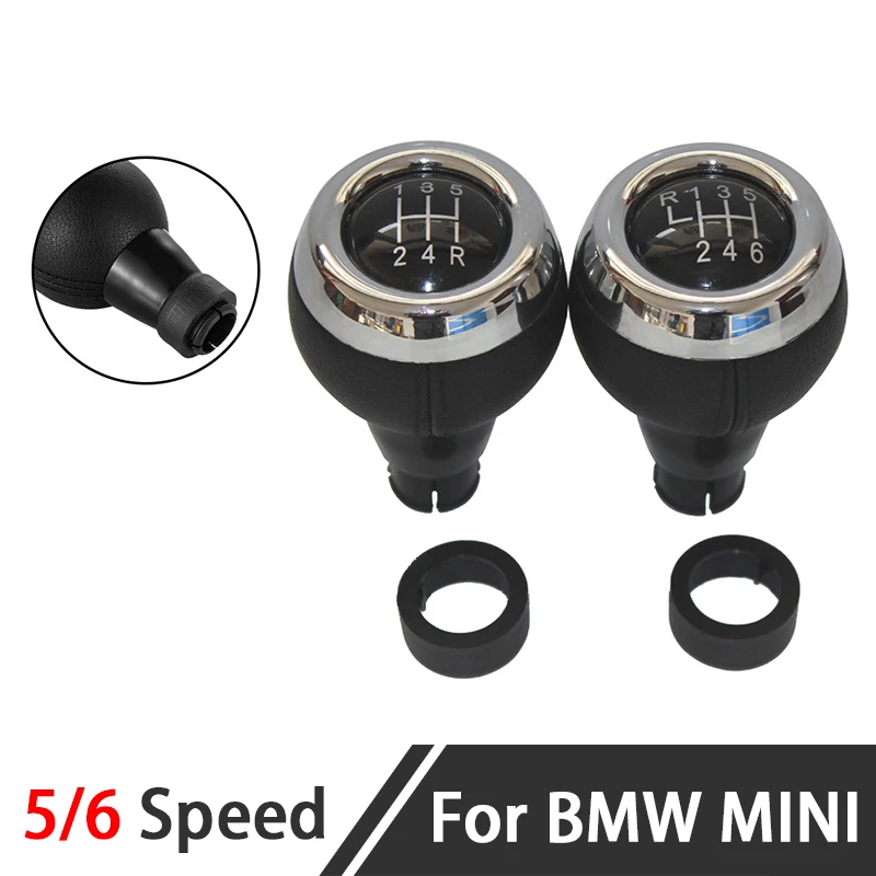 

Black 5/6 Speed Car Manual Gear Shift Knob Shifter Knob Head Replacement Parts For BMW For Mini Cooper R55 R56 R57 R58 F54 F55