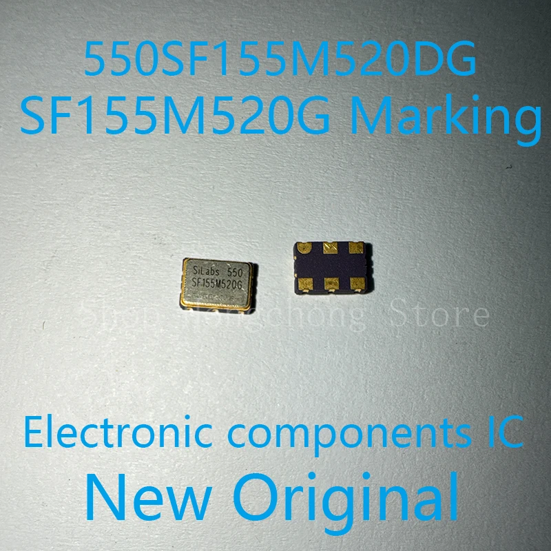New Original 550SF155M520DG 550SF155M520 silabs VCXO Oscillators Differential/single-ended single frequency 155.52MHz ±50ppm 2ea