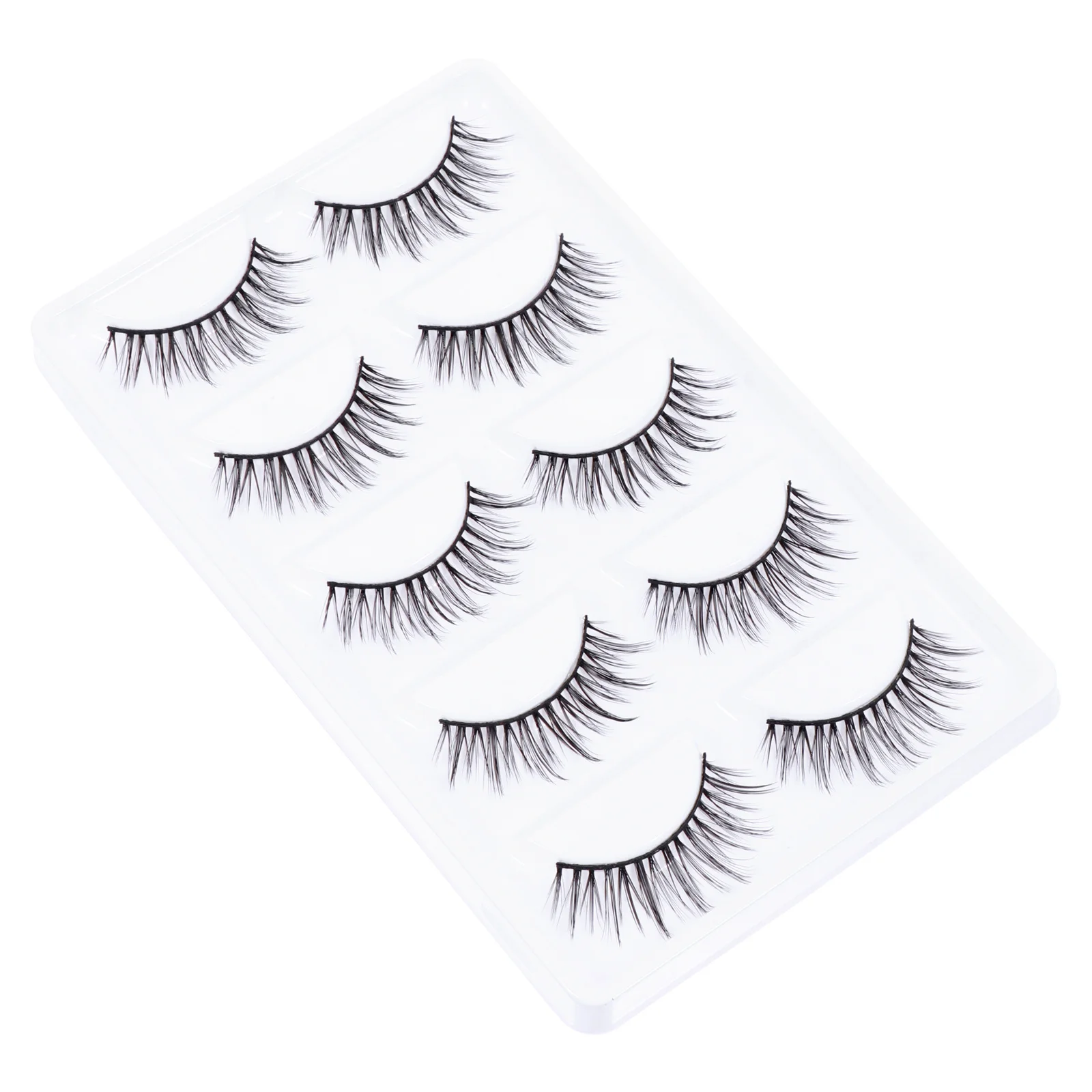 Faux cils 6D, cheveux faits à la main, Design croisé épais, aspect naturel pour fête de mariage, vie nocturne, usage quotidien, outil de maquillage