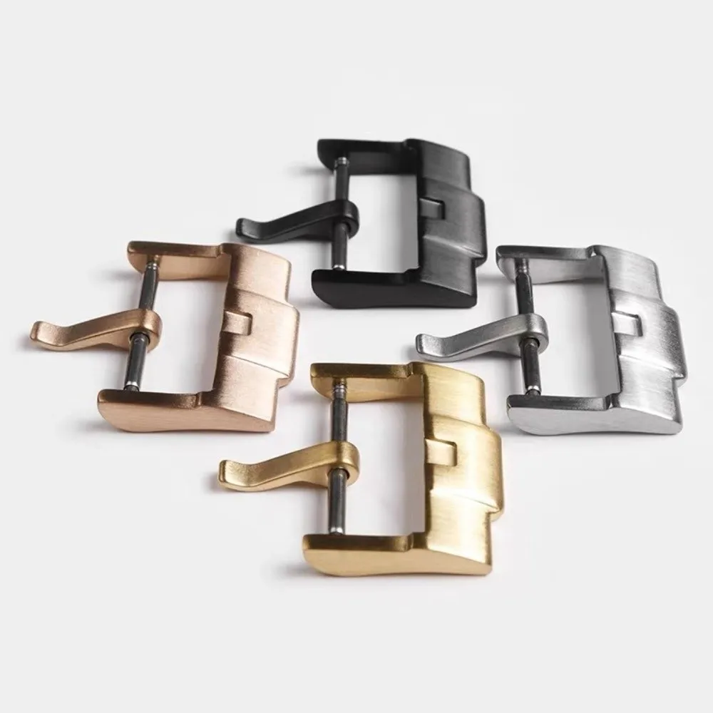 New 316 Stainless Steel Watch Clasp Metal Pin Buckle Watch Pin Buckle Watch Strap Buckle Replacement Hardware