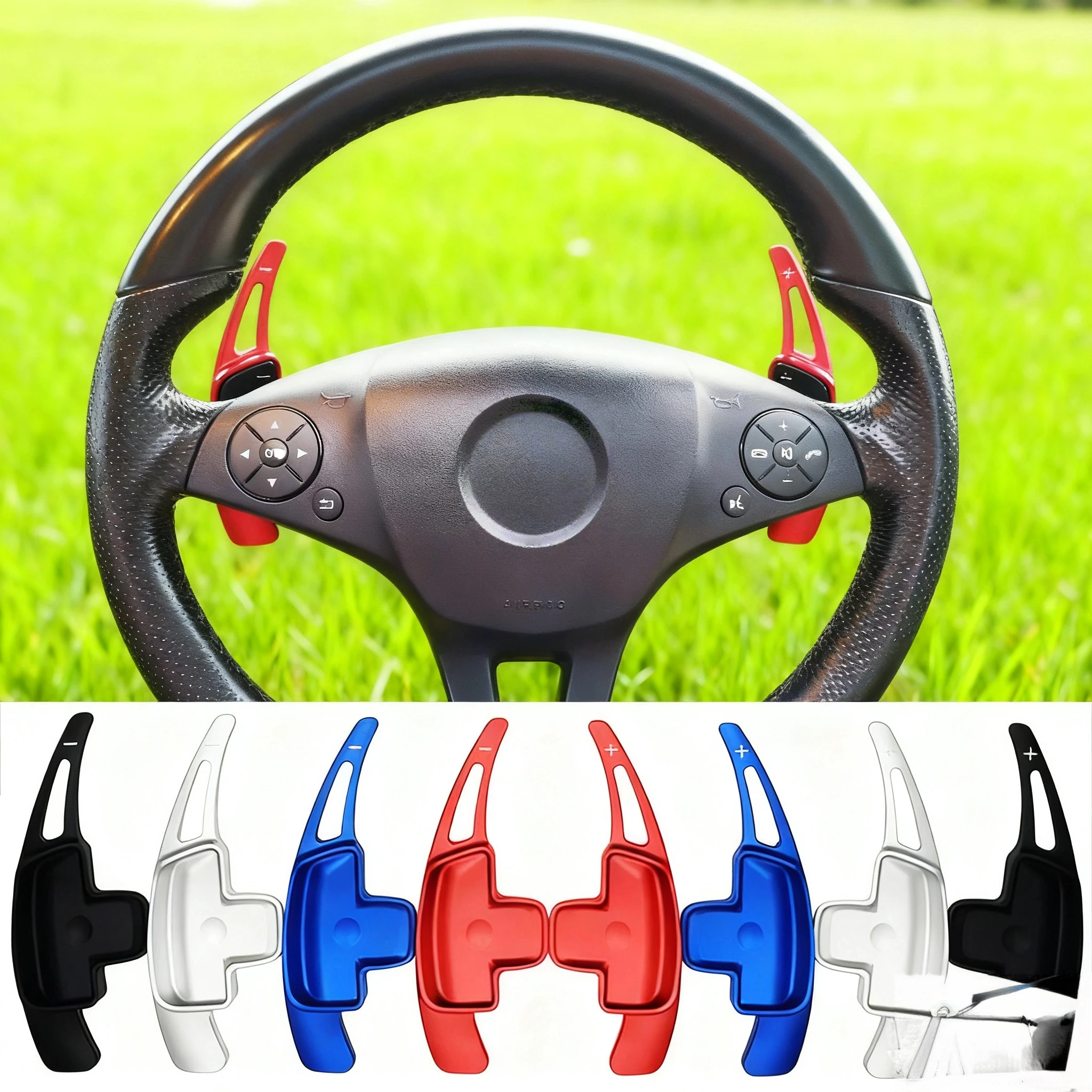 

Удлинитель рычага переключения передач для Mercedes-Benz W212 S212 C207 A207 X164 W221 R171 W251 W164 MB W204 X204 R230 Автомобильная наклейка на весло DSG