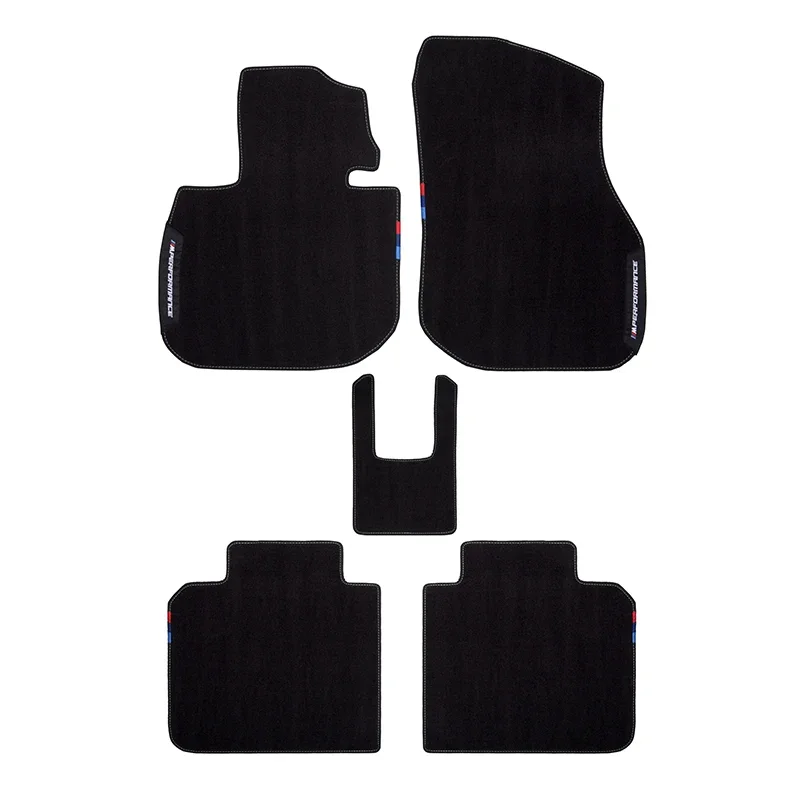 Hoge kwaliteit, passende pasvorm BMW12345678 e39 e36 e30 serie X1X2X3X4X5X6X7 G20G22G30G80G82 M Performance stijl fluwelen voetmatten