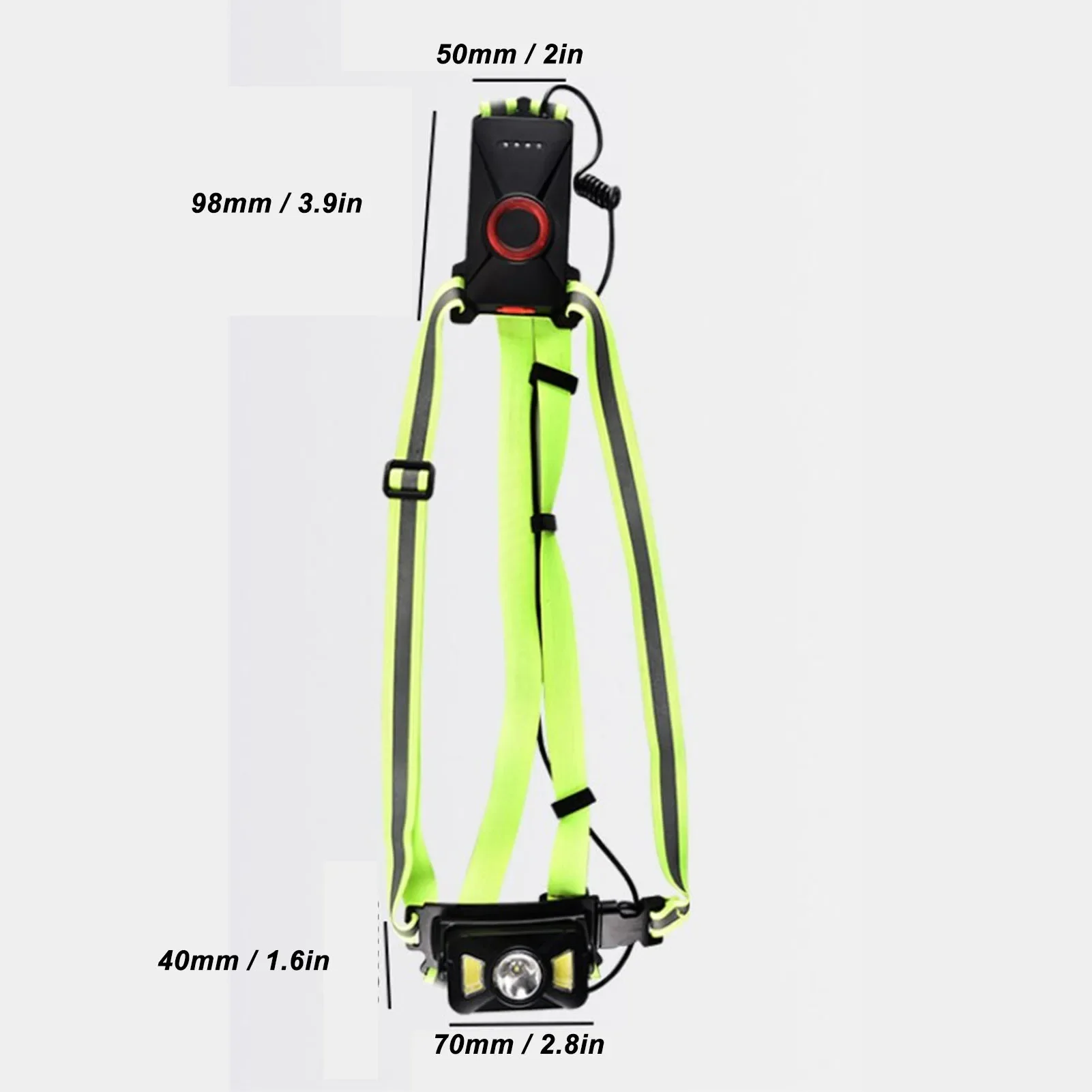 Chest Light Night Running Dual Light Source Outdoor Sports Cycling Lamp