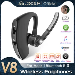 V8 Bluetooth Earphone Wireless Stereo HD Headphones V9 Bluetooth Hands In Car Kit With Mic For iPhone Samsung Huawei Phone