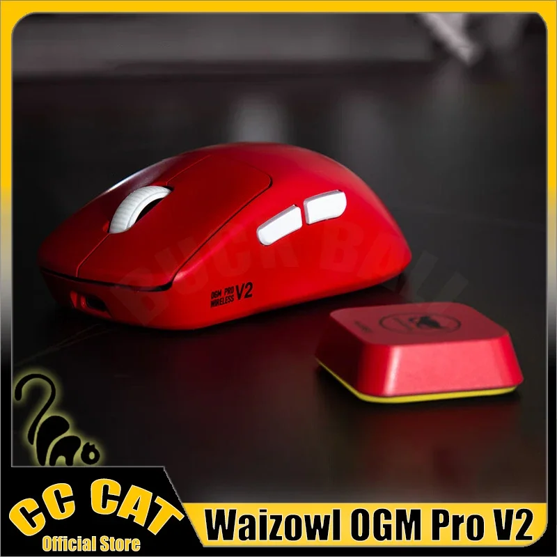 

Waizowl Ogm Pro V2 Gaming Mouse Lightweight 2.4g Wireless Bluetooth 3 Mode 32000dpi 8k Nordic Paw3950 Gamer Mouse Office For Pc