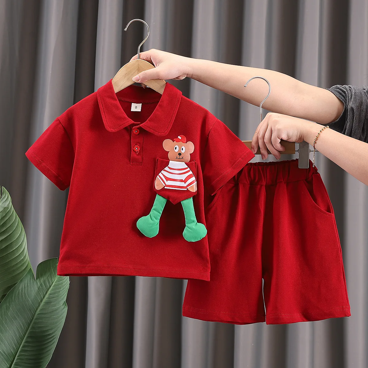 

Boys Polo Shirts Clothes Sets Summer 2024 Children Cotton T-shirts Shorts 2pcs Jogging Suit For Baby Tracksuits Kids Outfits 6Y