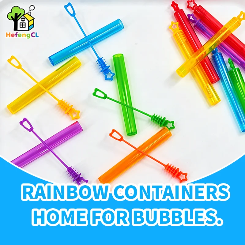 

12/24/36PCS-Random color Mini Star Bubble Wands Bulk Colorful Bubble Sticks for Kids Birthday Party Supplies