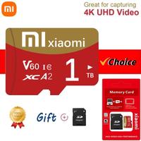 Mijia Xiaomi A2 V30 SD Memory Card 1TB 2TB U3 Micro TF SD Card 512GB 256GB 128GB Transfer 130MB/s C10 TF Flash Card For Tablet