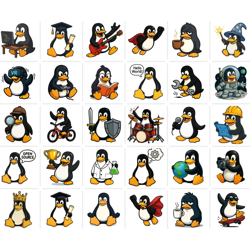 Makerseek UV DTF Transfer Sticker, Programming Stickers for Developers, Hackers,for Laptop/Metal/Glass/Car/Cup (30 pcs，5x5cm)