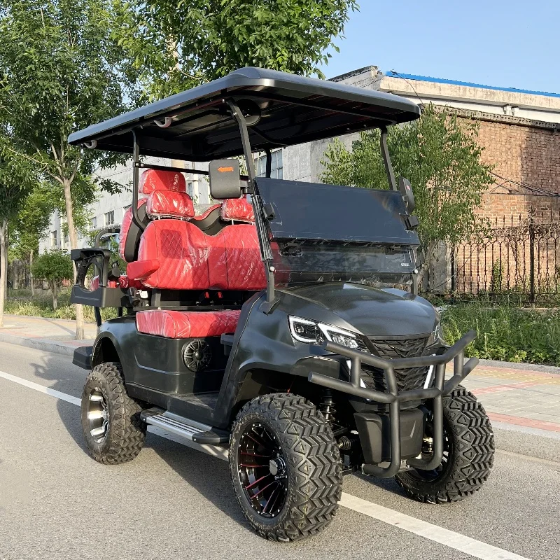 

New Design Electric Golf Buggy Legal Electric Golf Cars 6 Seats Custom Street Lithium 72V Electric 4 Seats Golf Car
