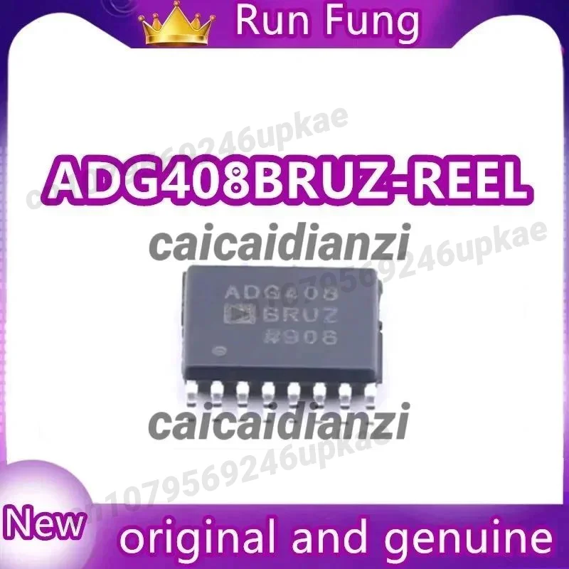 

ADG408BRUZ-REEL ADG408BRUZ 1-канальный ИС-переключатель 8:1 100 Ом 16-TSSOP 5 шт./лот Новый Оригинал