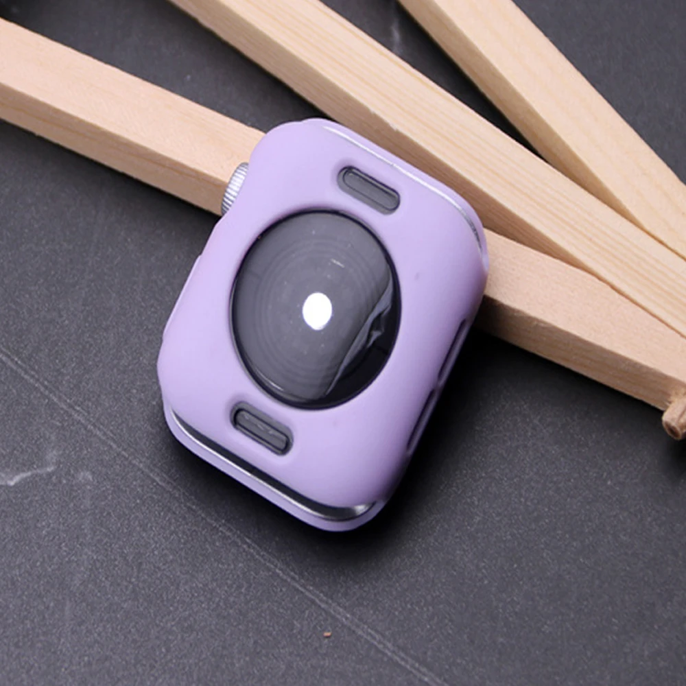 حافظة حلوى من السيليكون لساعة أبل غطاء حماية لسلسلة iWatch 11 10 42 مللي متر 46 مللي متر 9 8 SE Ultra3 2 49 مللي متر ملحقات