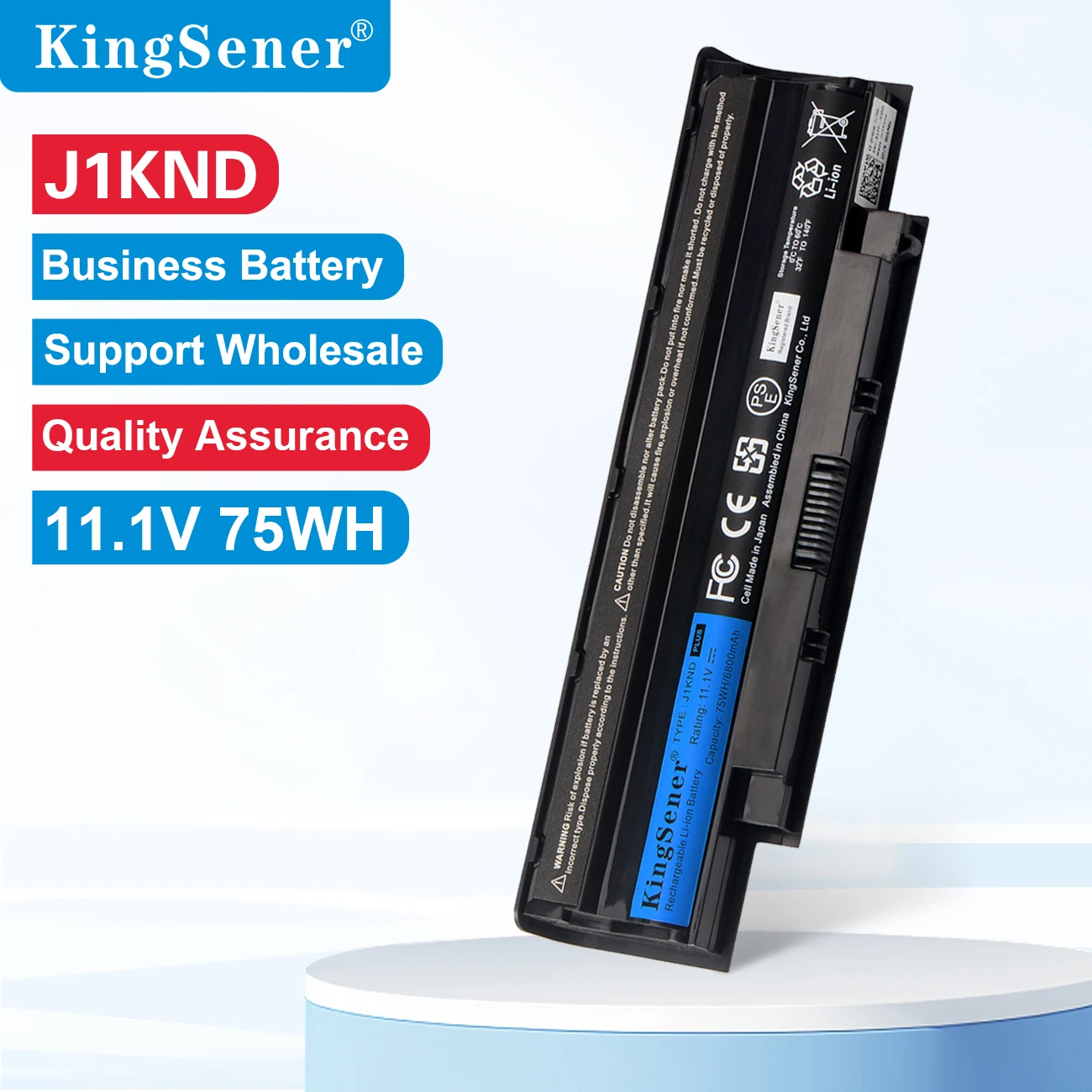 

KingSener J1KND Laptop Battery For DELL Inspiron M501 M501R M511R N3010 N3110 N4010 N4050 N4110 N5010 N5010D