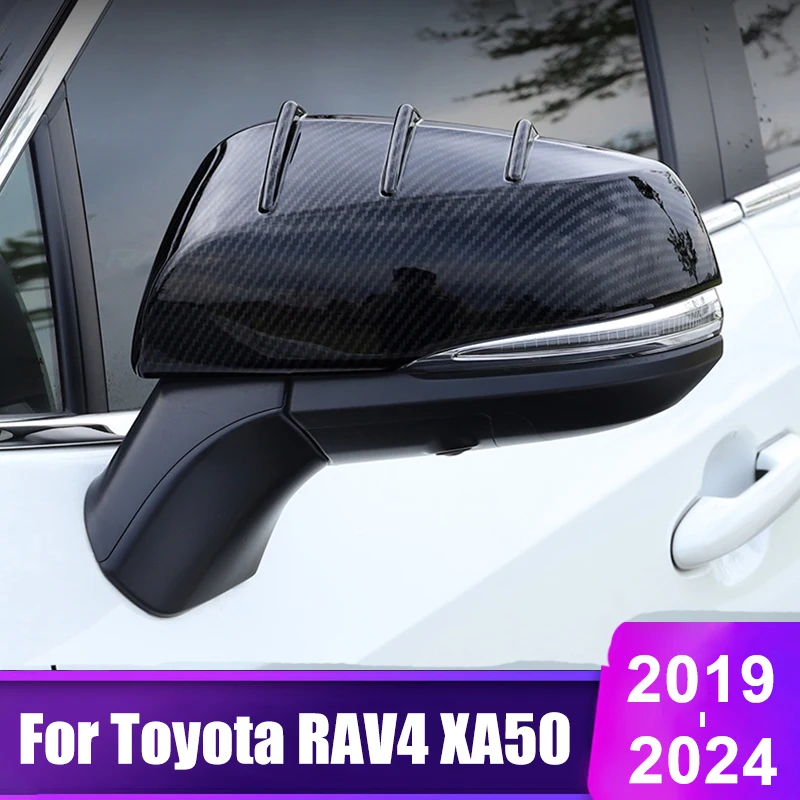 

Для Toyota RAV4 XA50 2019 2020 2021 2022 2023 2024 RAV 4 XA 50 Гибридное автомобильное зеркало заднего вида, боковая молдинговая крышка, аксессуары
