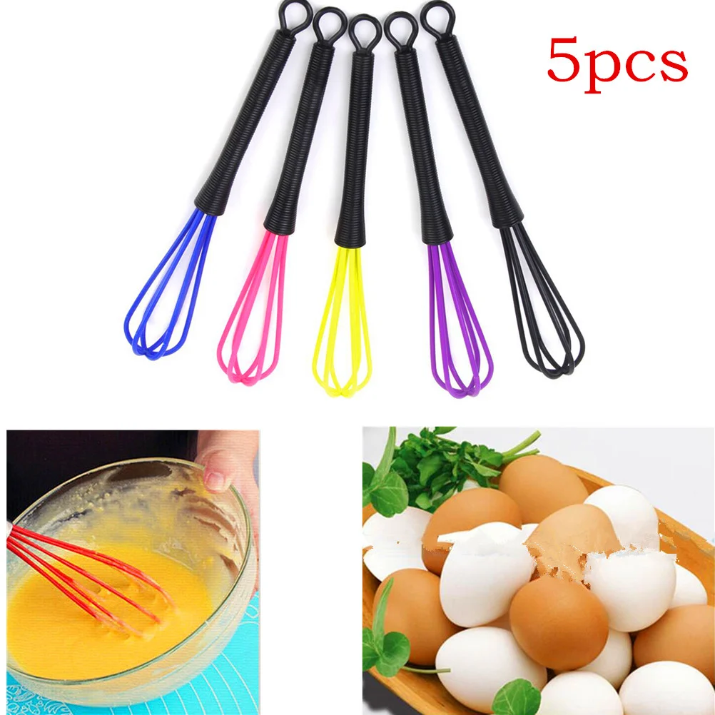 5 Pcs Tool Hand Mixer Electric Handheld Hair Color Whisk Balloon Ballon Stirrer