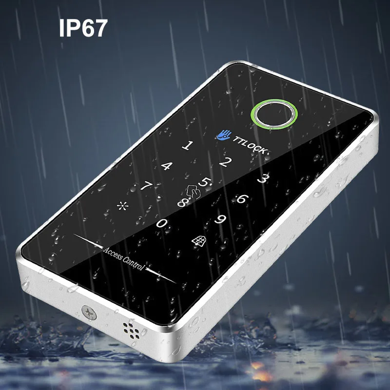 12V Waterproof Access control machine IP67 Wireless Bluetooth TTLOCK Gate Opener PC User Management