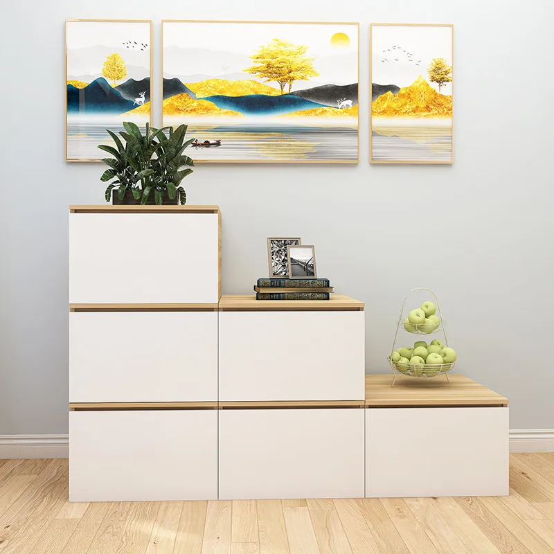 Tatami splicing bed box one meter wooden box combination bed small apartment storage bedroom bay window connecting bed wardrobe