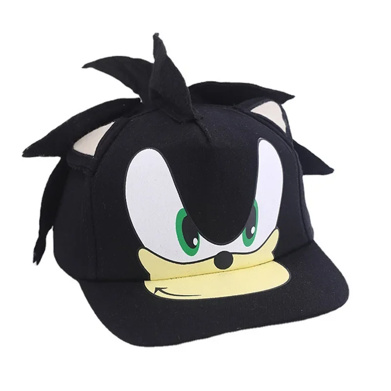 Berretto da baseball Sonic Primavera e autunno Cappello a tesa piatta per cartoni animati per ragazzi e ragazze Cappello hip-hop Super Sonic Mouse Cappelli per bambini