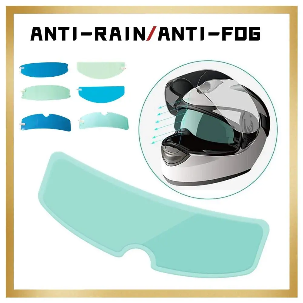 

Мотоциклетный шлем с защитой от дождя/запотевания, Универсальный мотоциклетный шлем, прозрачная патч-пленка, Аксессуары Nano наклейка для покрытия