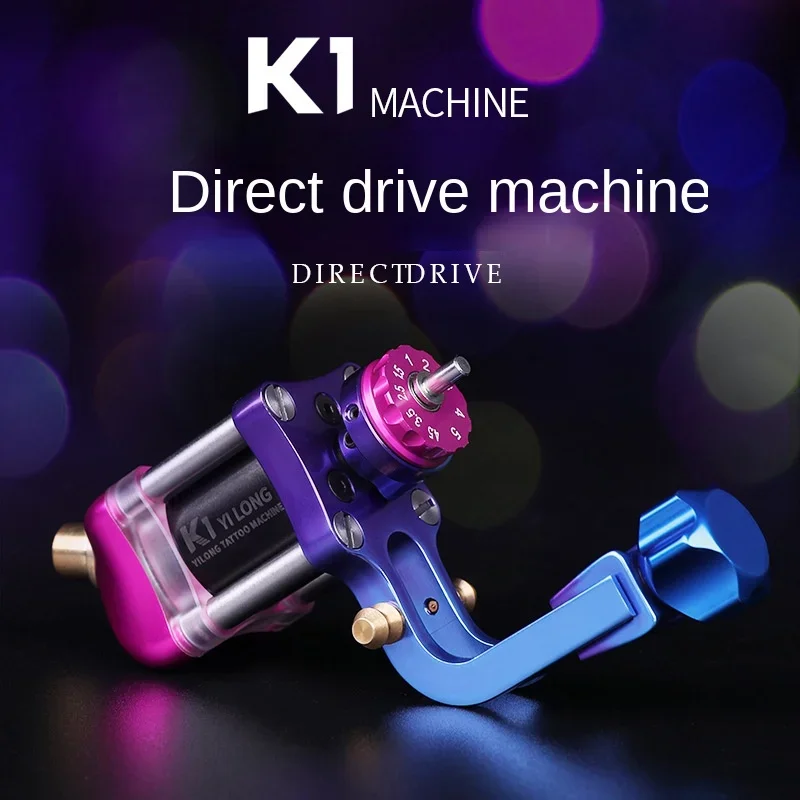 

Tattoo Machine K1 Motor Powerful Tattoo Paint Tools Multifunction Professional Low Noise Tattoo Machines Black