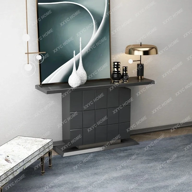 Y1 Villa activity furniture haute couture entrance entrance desk corridor end view desk