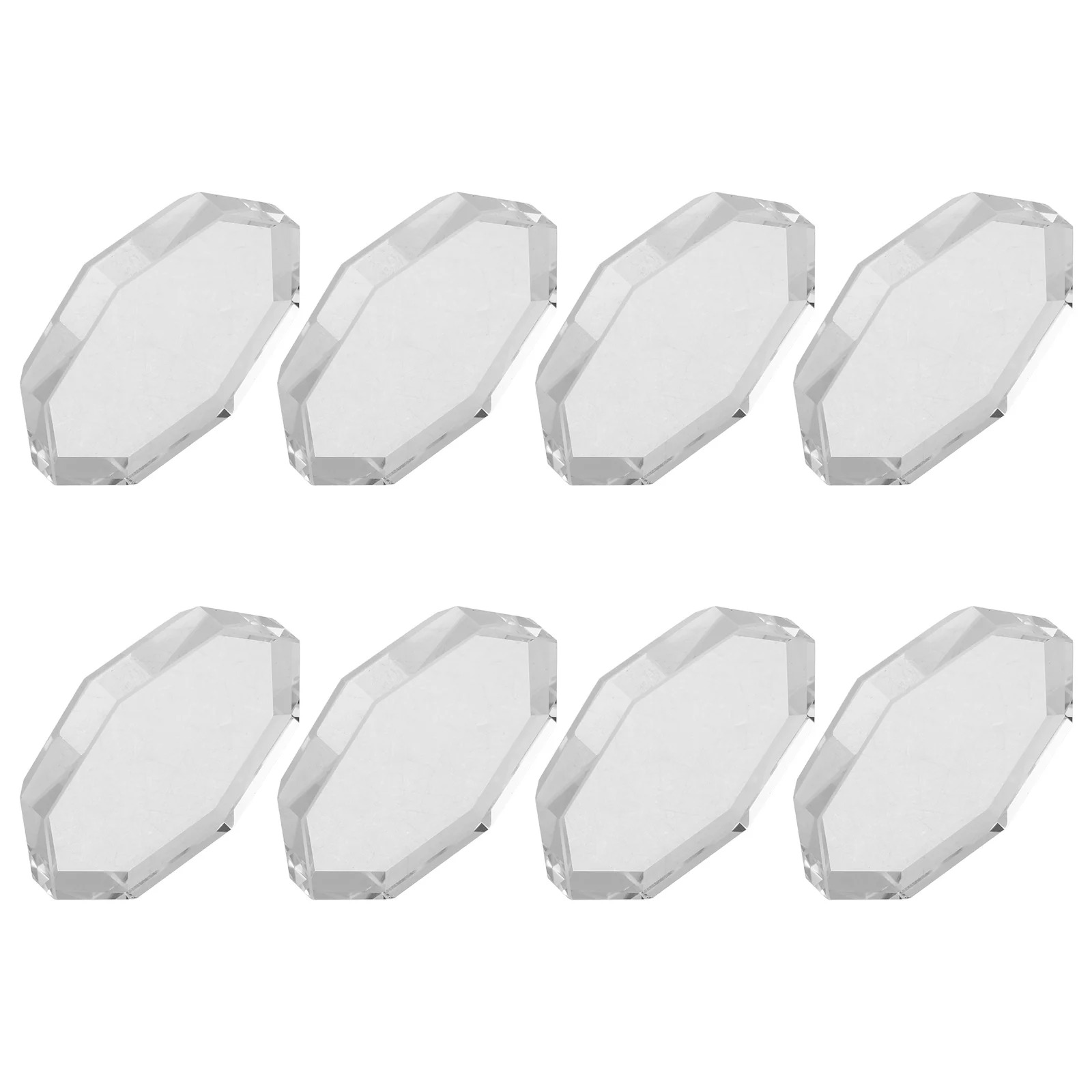 

8pcs Glass Sewing Mold Hexagon Templates Quilting Fabric Fabric Weights Weights for Dress Making Pattern Cutting Tools