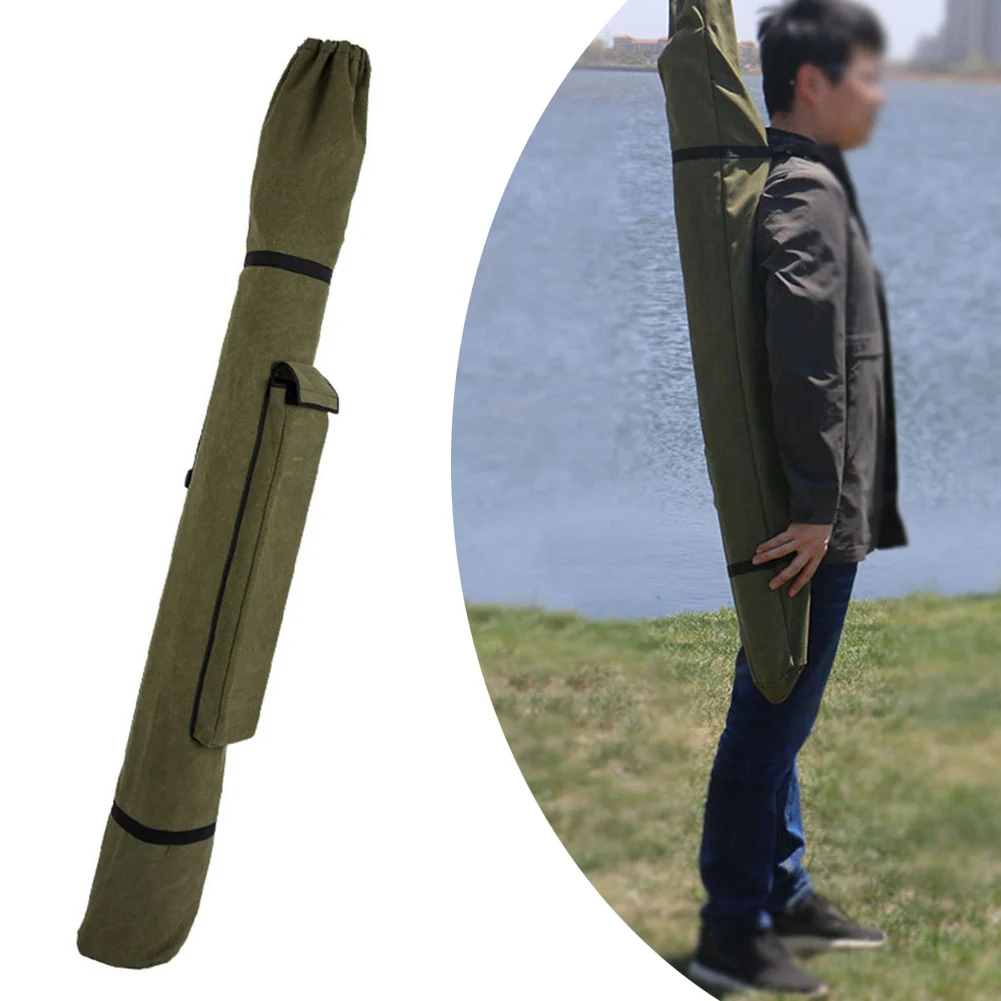 

Fishing Umbrella Storage Bag Waterproof Canvas Beach Umbrella Carry Bag Fishing Rod Bag Protective Covers Fishing Tackles Tool
