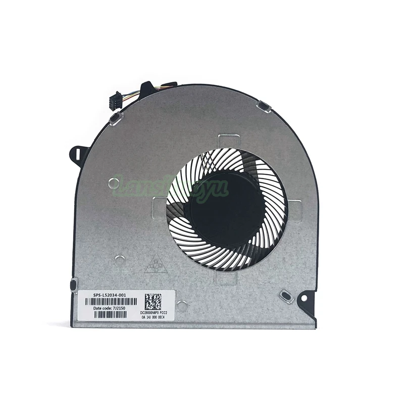 New Original Laptop CPU Cooling Fan for HP 15-DU 15S-DU 15S-DU0002TX 15s-du0006tx 15-DW Cooler TPN-C139 L52034-001 DC5V 0.5A