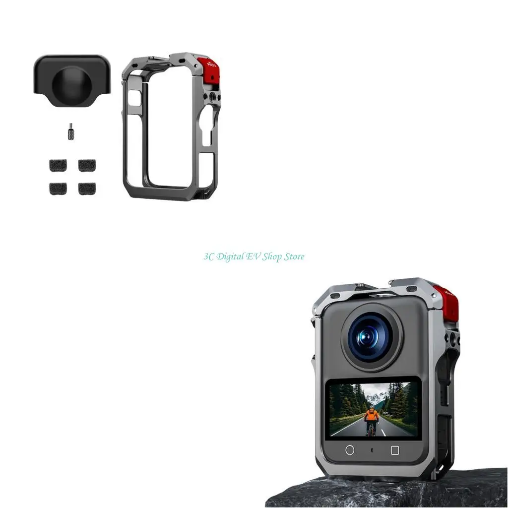 

E74D Легкий металлический каркасный защитный корпус, подходящий для аксессуаров для камер на 360 градусов, с защитой от царапин