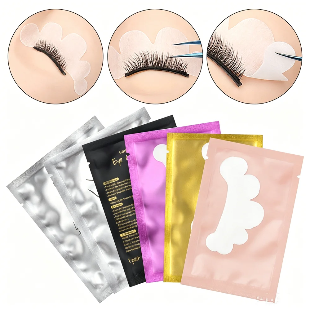 50PCS/100PCS Cloud Eyelash Extension Hydrogel Patches – Eye Pads Isolation Stickers