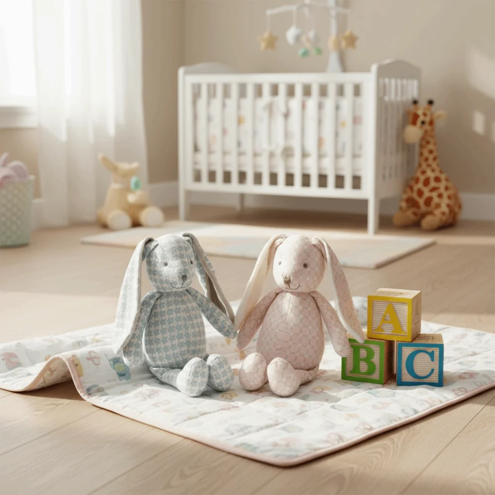 Lovely 30cm Size Cartoon Rabbit Soft Long Ears Soft Stuffed Animal Kawaii Nordic Style Nordic Style For Children