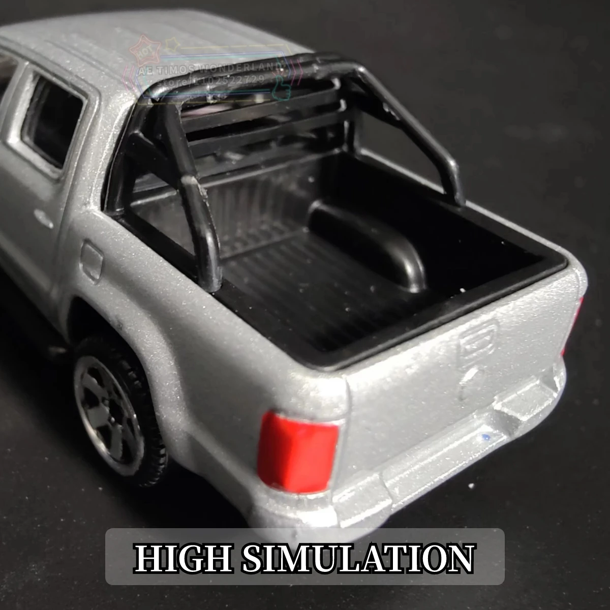 1/64 VW Amarok Pickup Replica Metal Mini Truck Car Model Miniature Art Vehicle Figure Diecast Ornament Kid Boy Xmas Gift Toy