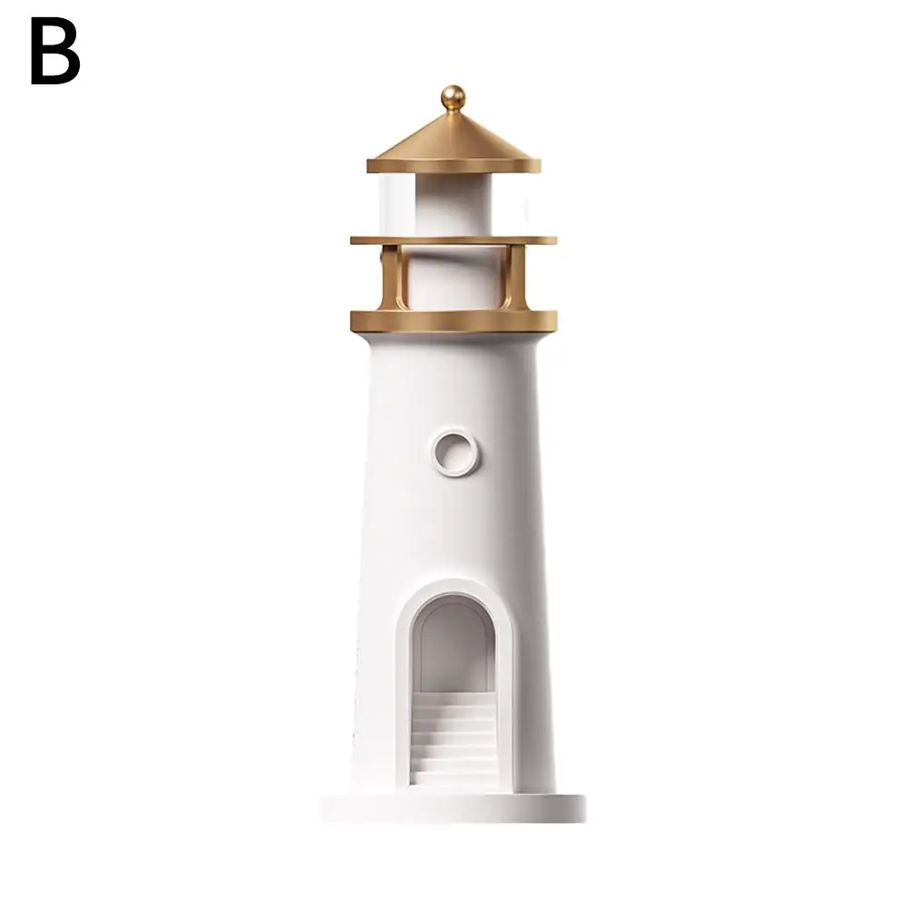 Lighthouse Ambient lights Moon Projection Light Dimmable Lights Decor Motion Sensor Night Bluetooth Desktop Christmas Music K5H7