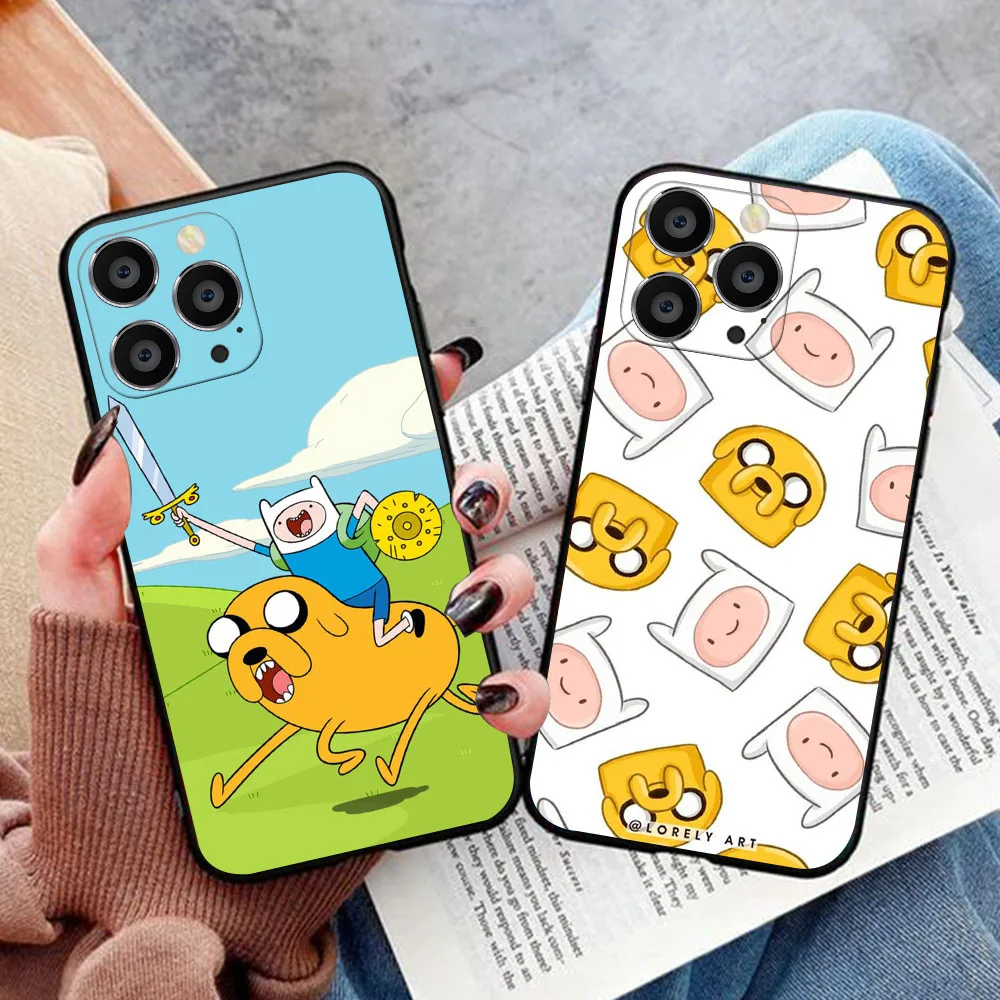 Silikonowe etui UR-1 Adventure Time dla Xiaomi Redmi Note 8 8T 11 11S 12 13 A3X Pro Plus