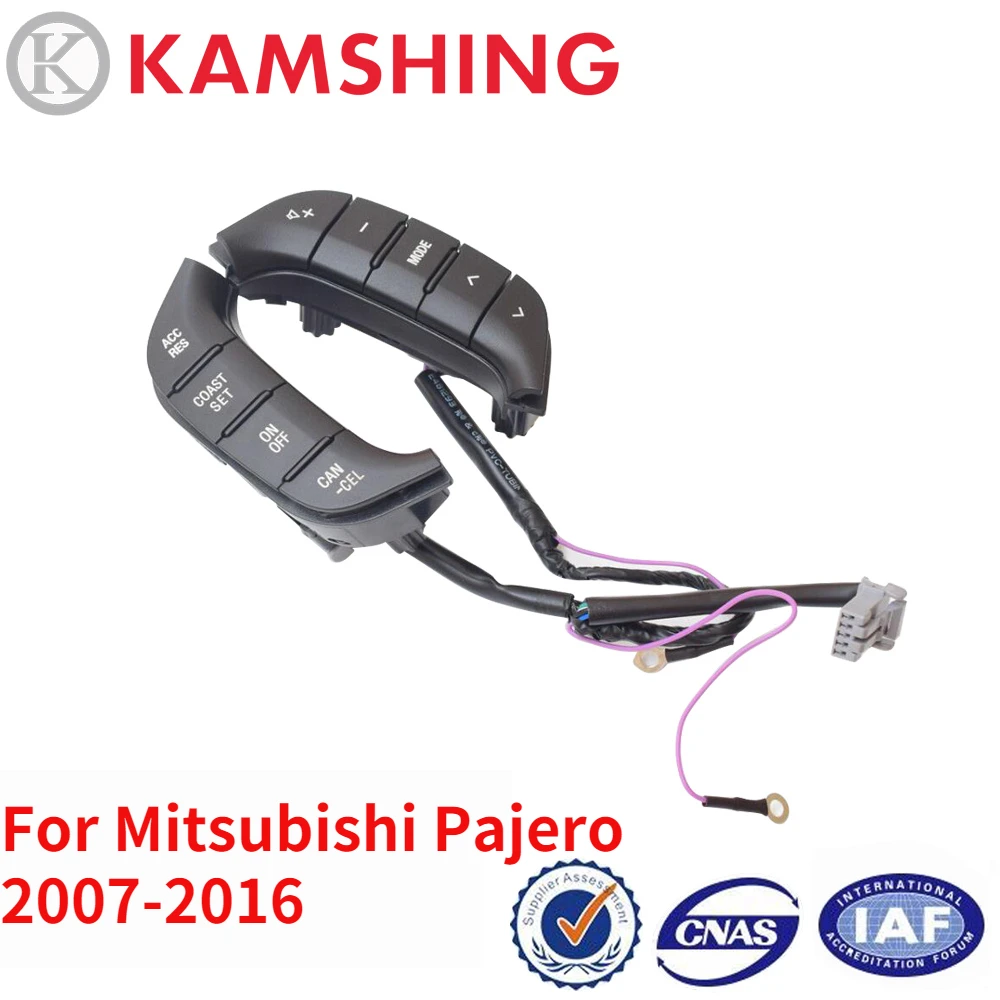 

CAPQX For Mitsubishi Pajero 2007 2008-2016 Car Steering Wheel Switch CD Audio Radio Volume Control Button 84250-PJL 84250PJL