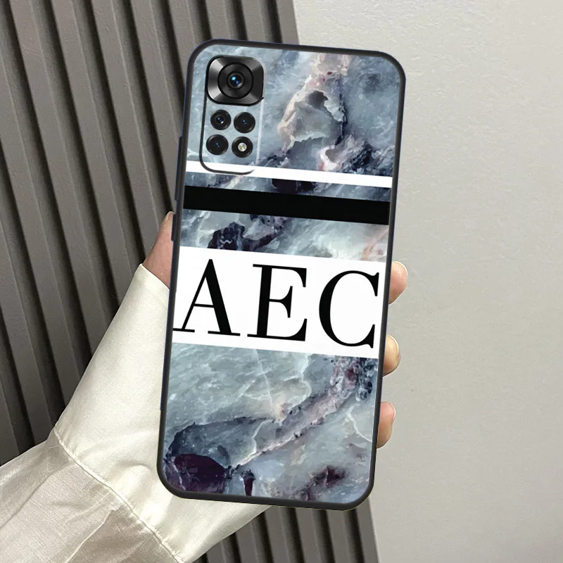 เคสลายดอกไม้หินอ่อนออกแบบตามต้องการสำหรับ Xiaomi redmi Note 10 11 12 Pro 8 9 Note 11S 10S redmi 12C 9C ฝาครอบ10C 10A