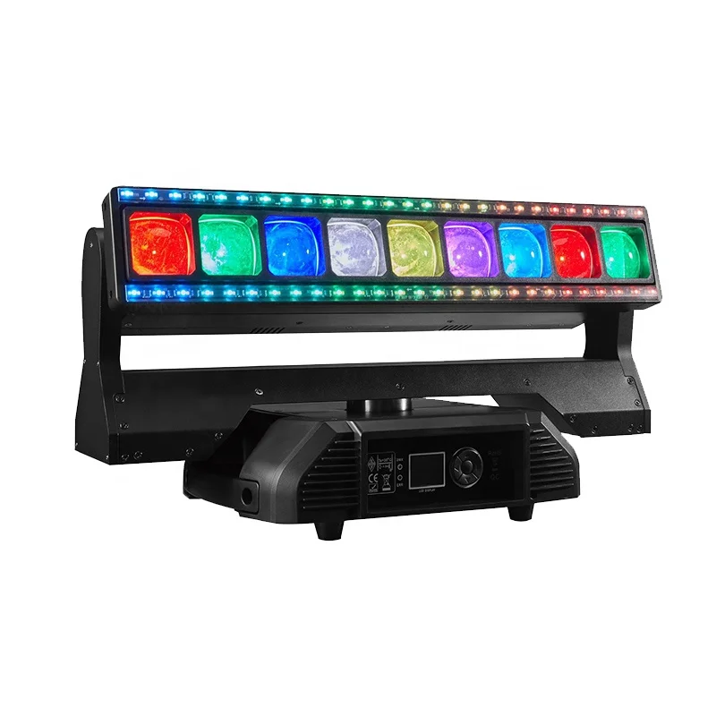 Professional Stage Lighting 9x40w Zoom Beam Bar Disco Dj Party LED Moving Head Stage Lights