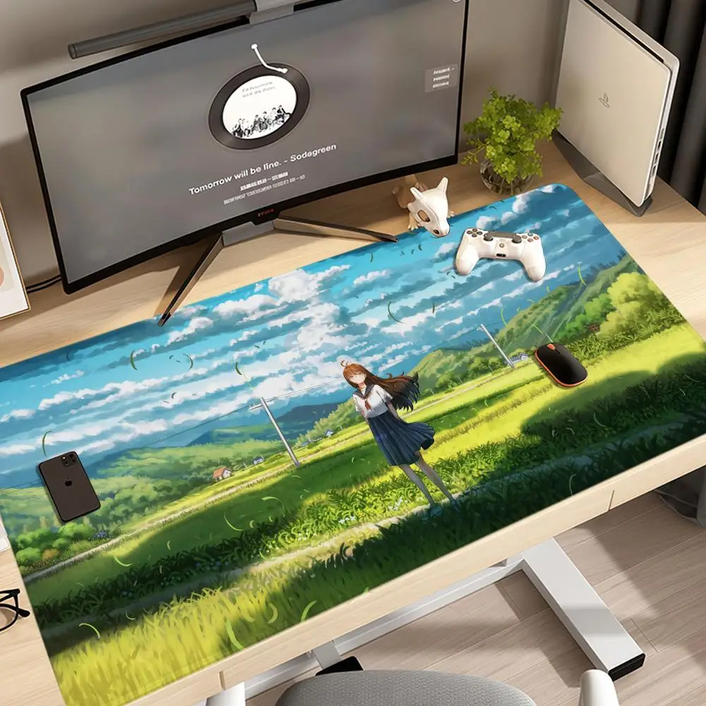 

Коврик для мыши Summer Breeze 1200x600, популярный аниме csgo Taro Sakamoto Days XXL, большие игровые нескользящие офисные коврики для клавиатуры, настольный коврик