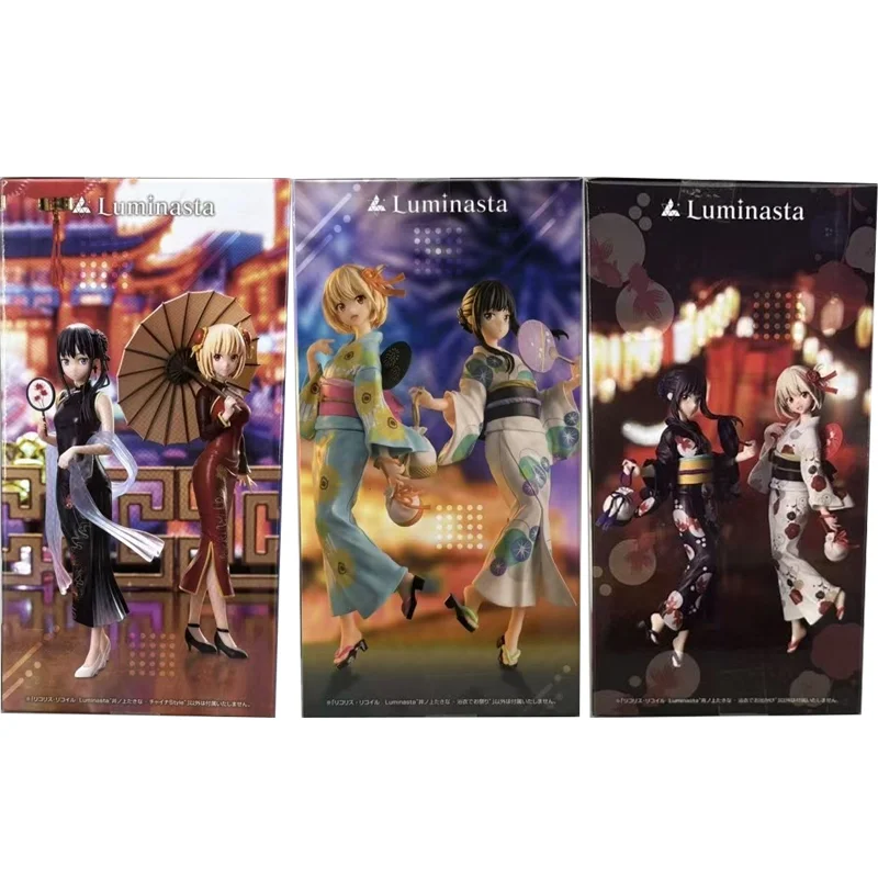

Подлинная Sega Lycoris Recoil Luminasta Inoue Takina Nishikigi Chisato Cheongsam Платье Аниме Фигурка Модель Коллекционная Фигурка Игрушки