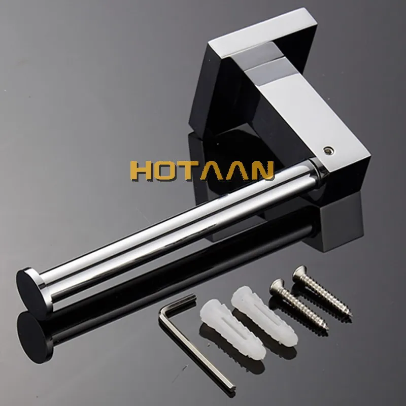 Bathroom Lavatory Toilet Paper Roll Holder Wall Mount  Polished Chrome Stainless Steel YT-11392-S