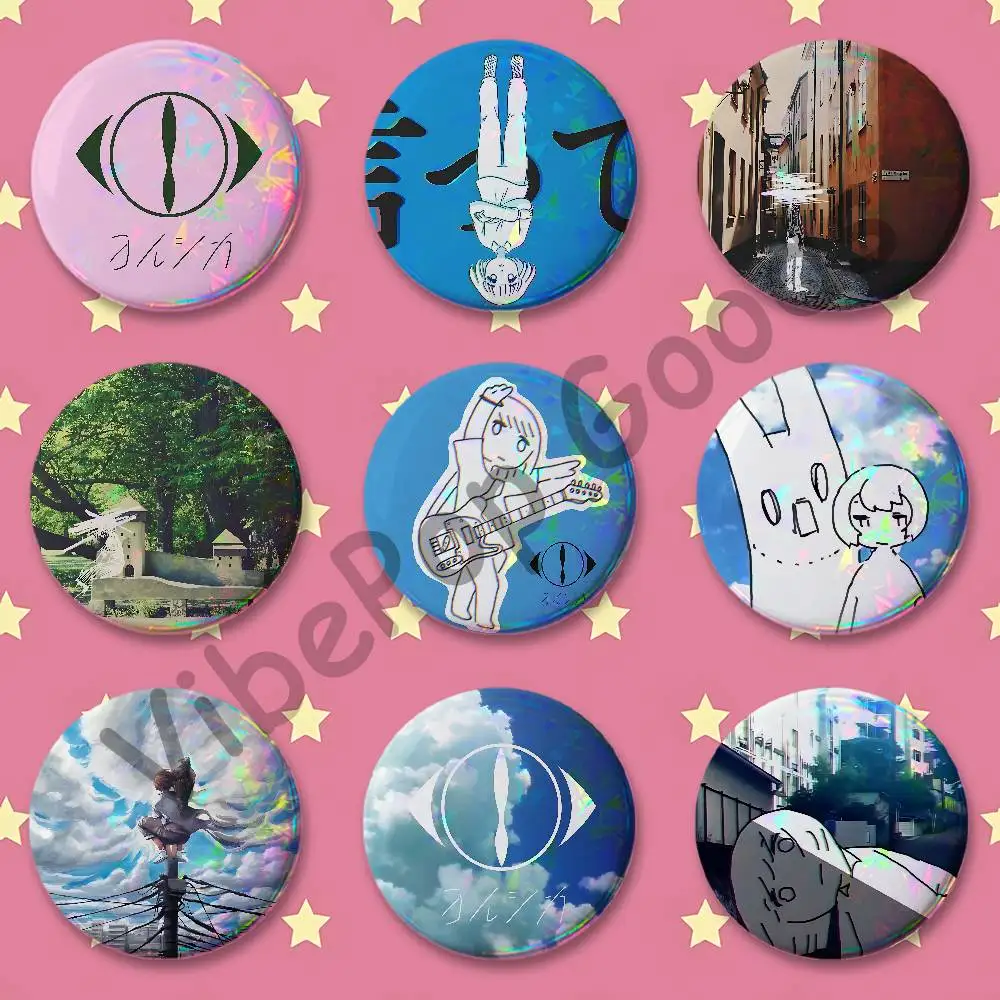 Y-Yorushika Band Artist Alley Fan-made Merch Custom Badges 75mm 44mm 25mm 32mm 58mm Collect Gifts Large