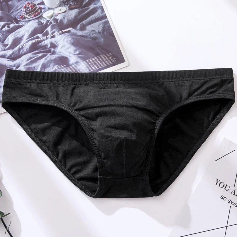 Thong Underpants Pants Panty Brief Short Underpant Briefs Cool Men's Breathable Low rise U convex Briefs Underpants