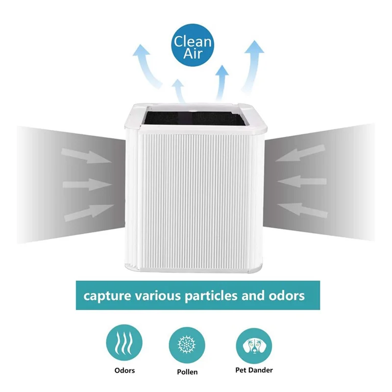 Filtros de repuesto para Blueair Blue Pure 211, purificador de aire plegable Max, 211