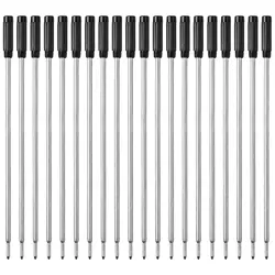 20pcs\set L:4.5 In Ballpoint Pen Refills for Cross Pens Medium Point blue Black Ink school office supplies stationery