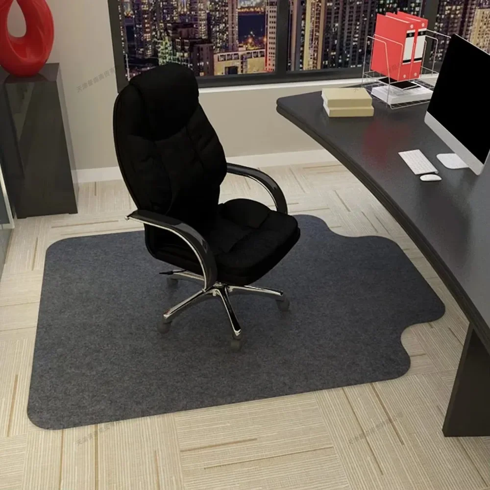 91 x 122 cm rutschfeste Bürodrehstuhlmatte, Computer-Gaming-Stuhl, Teppiche, Hartholzbodenschutz, selbstklebende Teppiche für das Büro