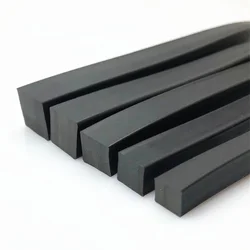 1Meter 6x6 8x8 10x10 10x20 12x12 14x14 Square Solid Black NBR Sealing Strip Oil Resistance Nitrile Rubber Round Strip NBR Strip