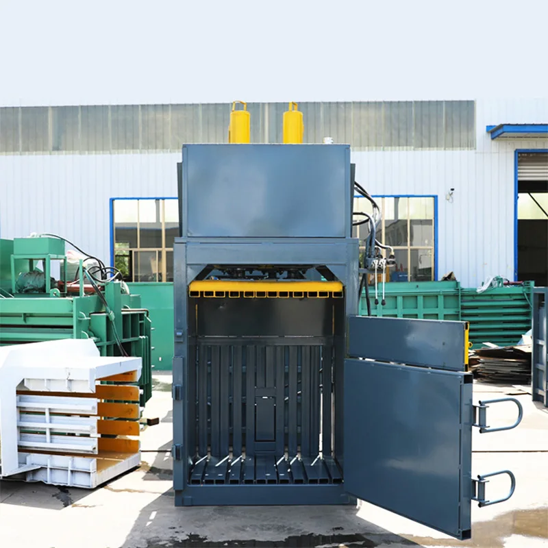 Presse à balles verticale hydraulique pour papier résiduel