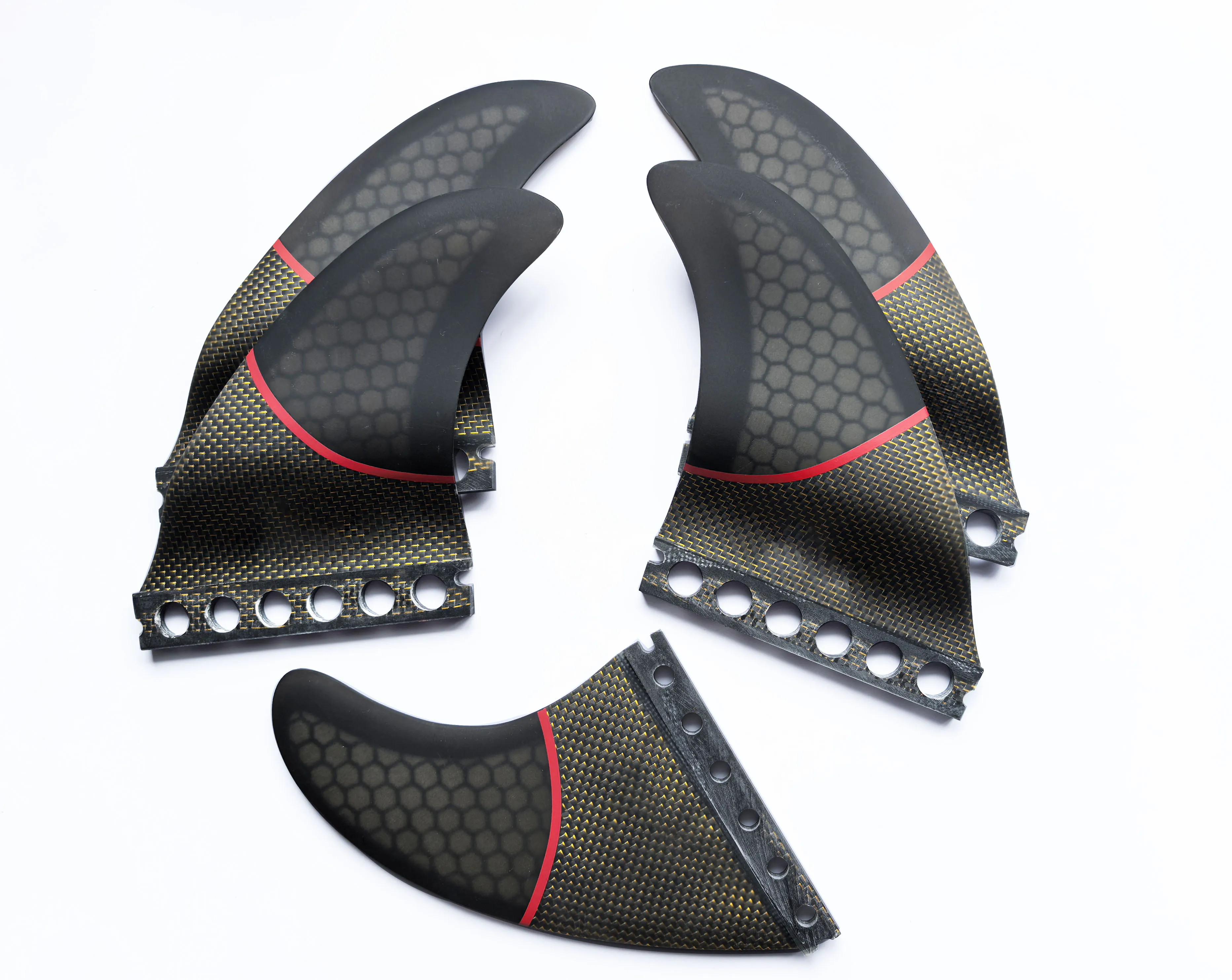 

FUTUER G5, 3+2 шт. в комплекте. Ласты для доски для серфинга изготовлены из сот и углеродного волокна. Ласты для серфинга. Эти плавники подходят